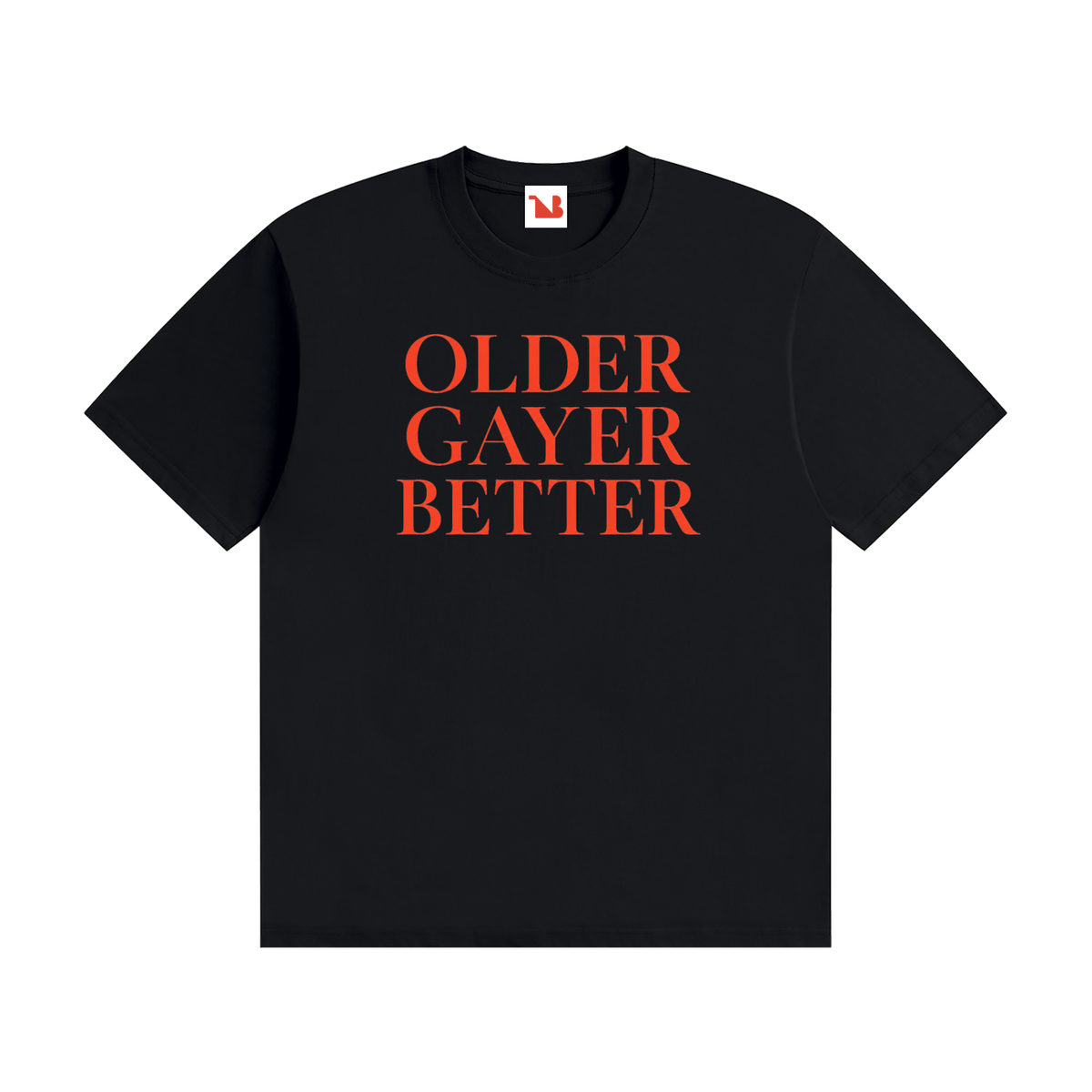 Unisex Seamless 100% Cotton Tee | OLDER GAYER BETTER