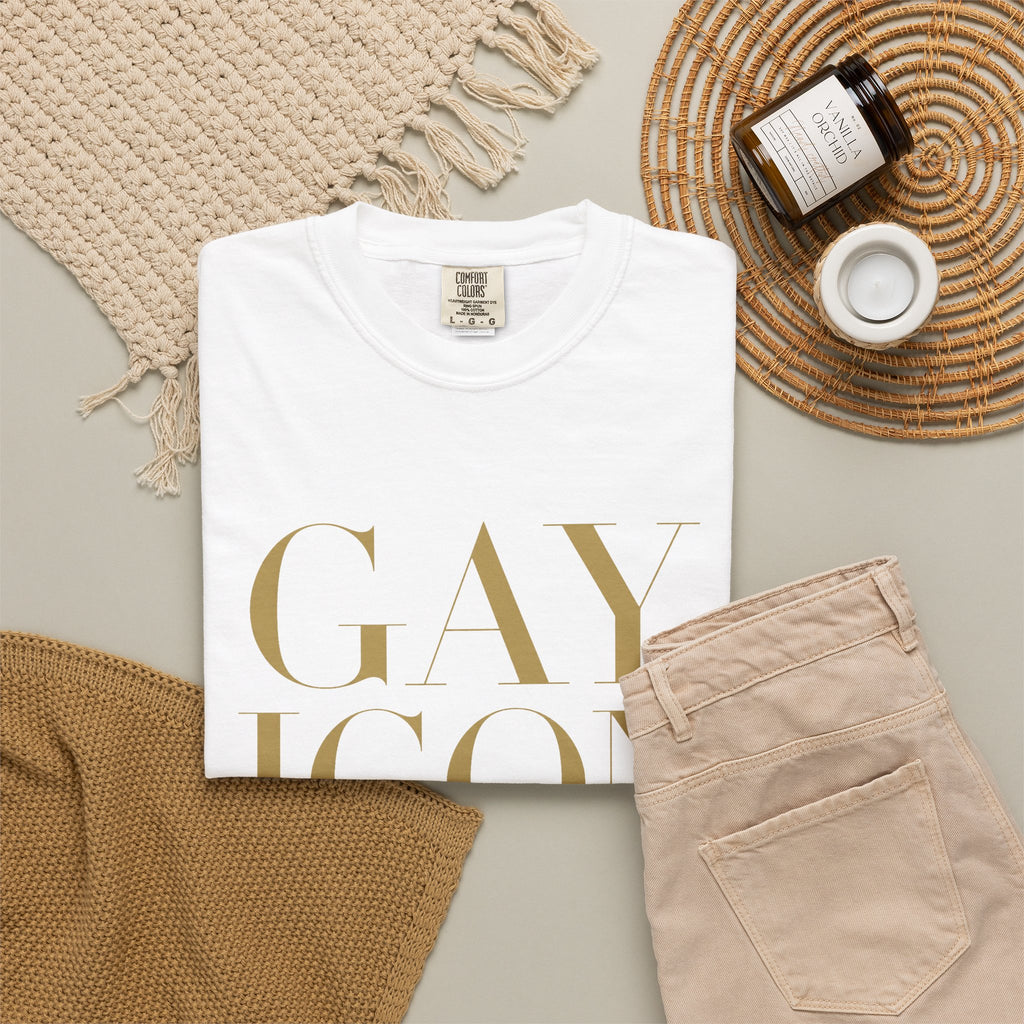 Crewneck Relaxed Fit Tee Shirt | GAY ICON | GAY ICON COLLECTION