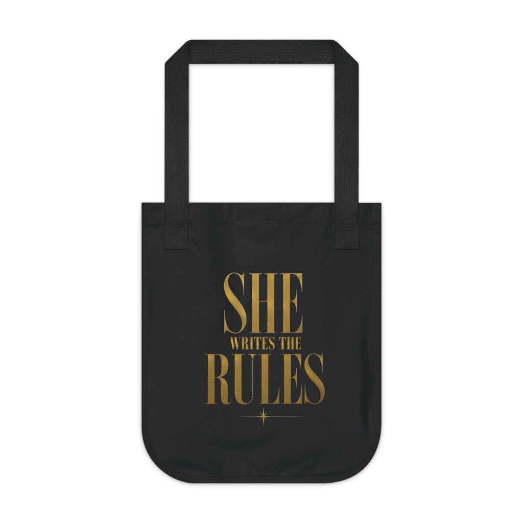 Organic Canvas Tote Bag | SHE WRITES THE RULES | CONVERSATION COLLECTION