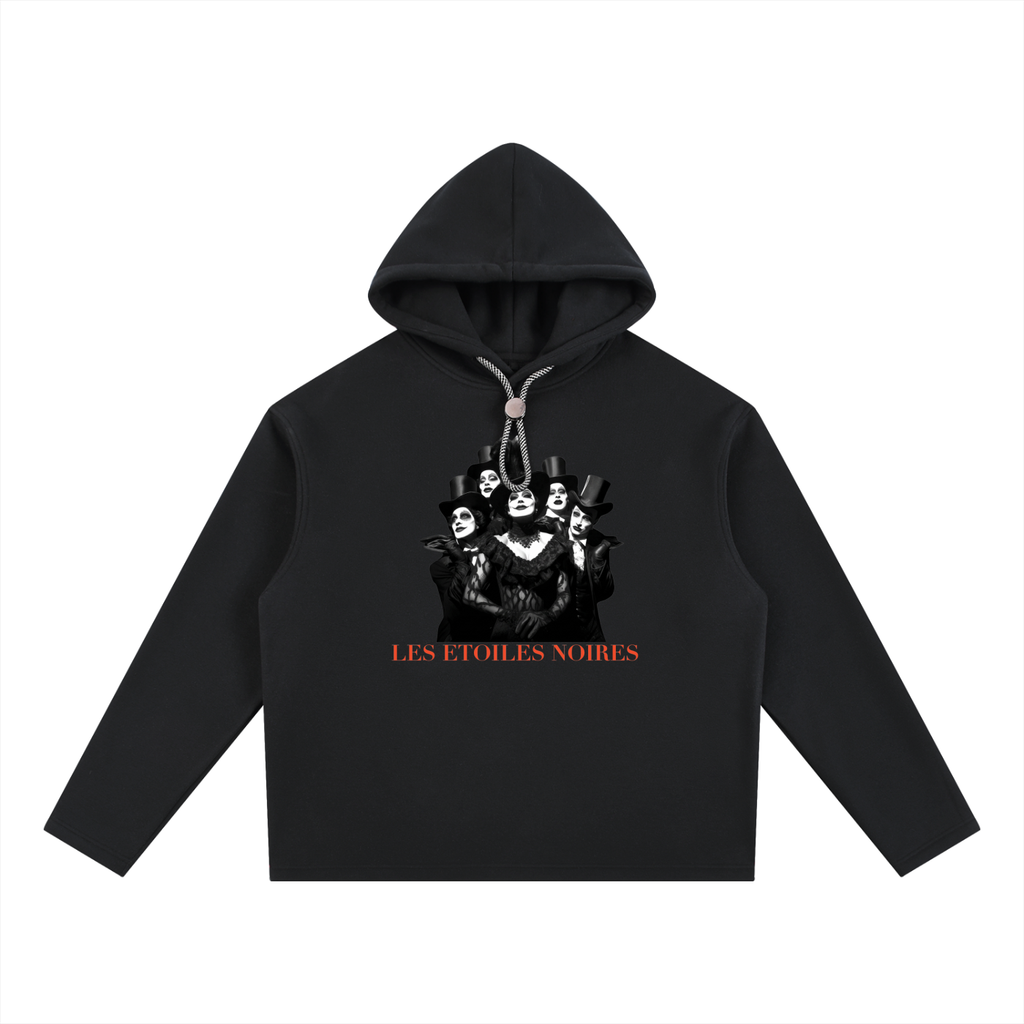 Unisex Oversized Fleece Hoodie | LES ÉTOILES NOIRES