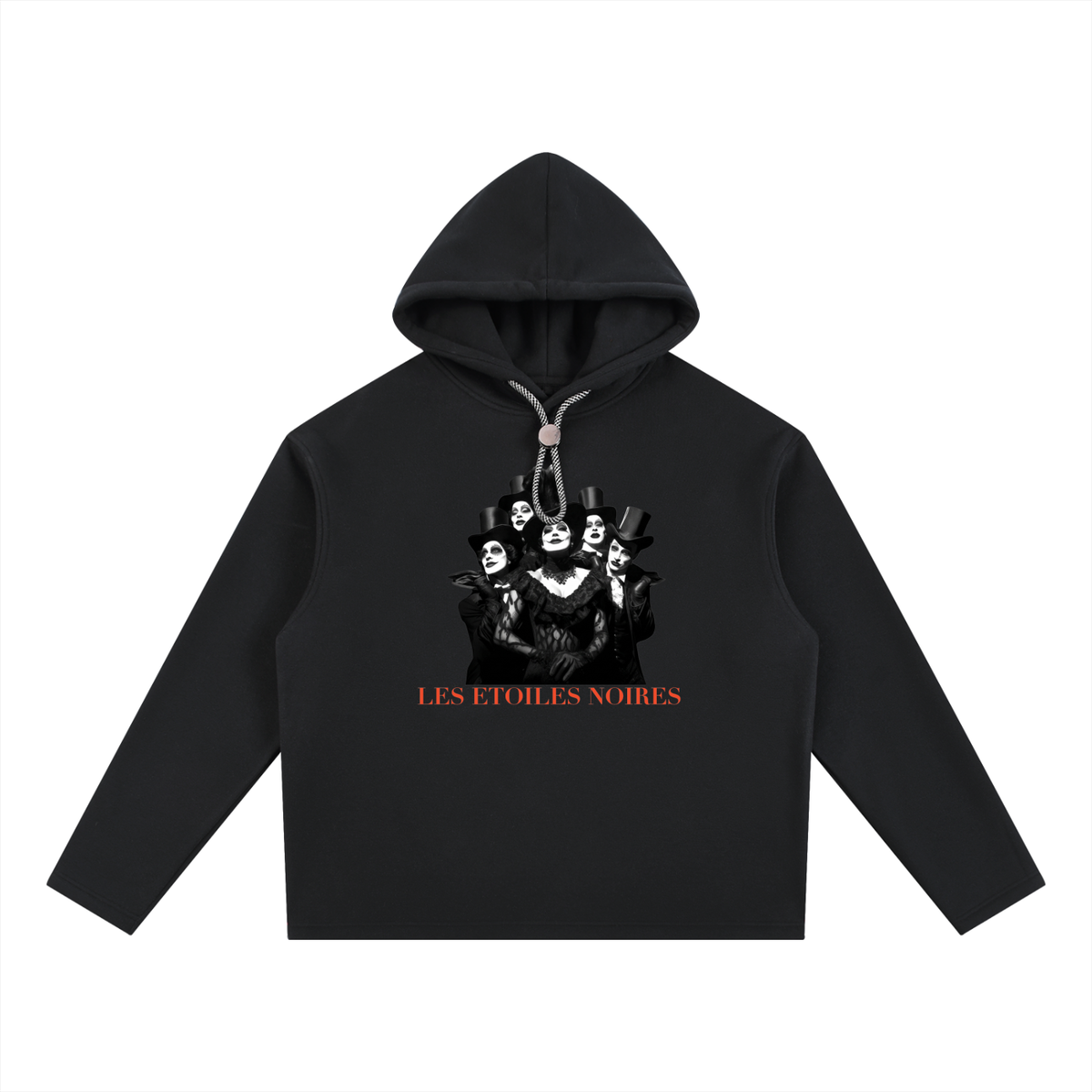 Unisex Oversized Fleece Hoodie | LES ÉTOILES NOIRES