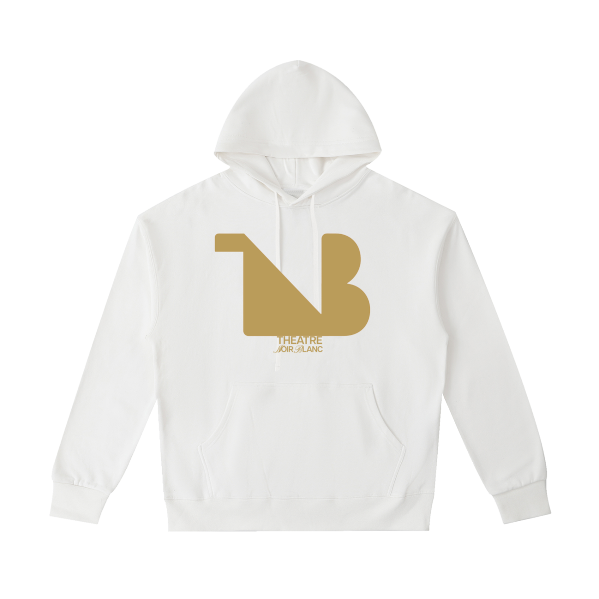 Unisex Heavyweight 100% Cotton Hoodie Gold Logo