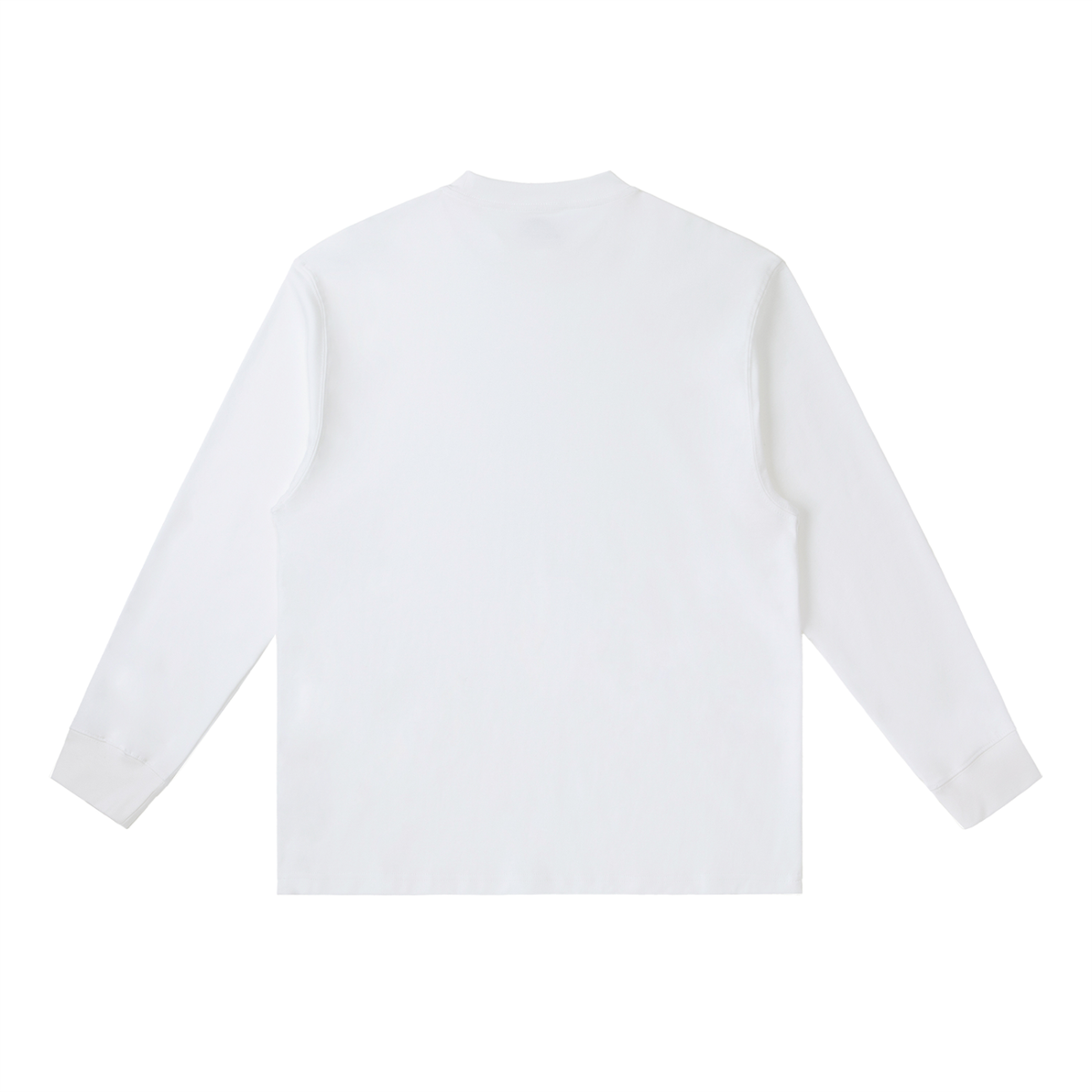 Unisex Loose Fit Long-Sleeve Crewneck Tee | BLACK DOESN'T APOLOGIZE