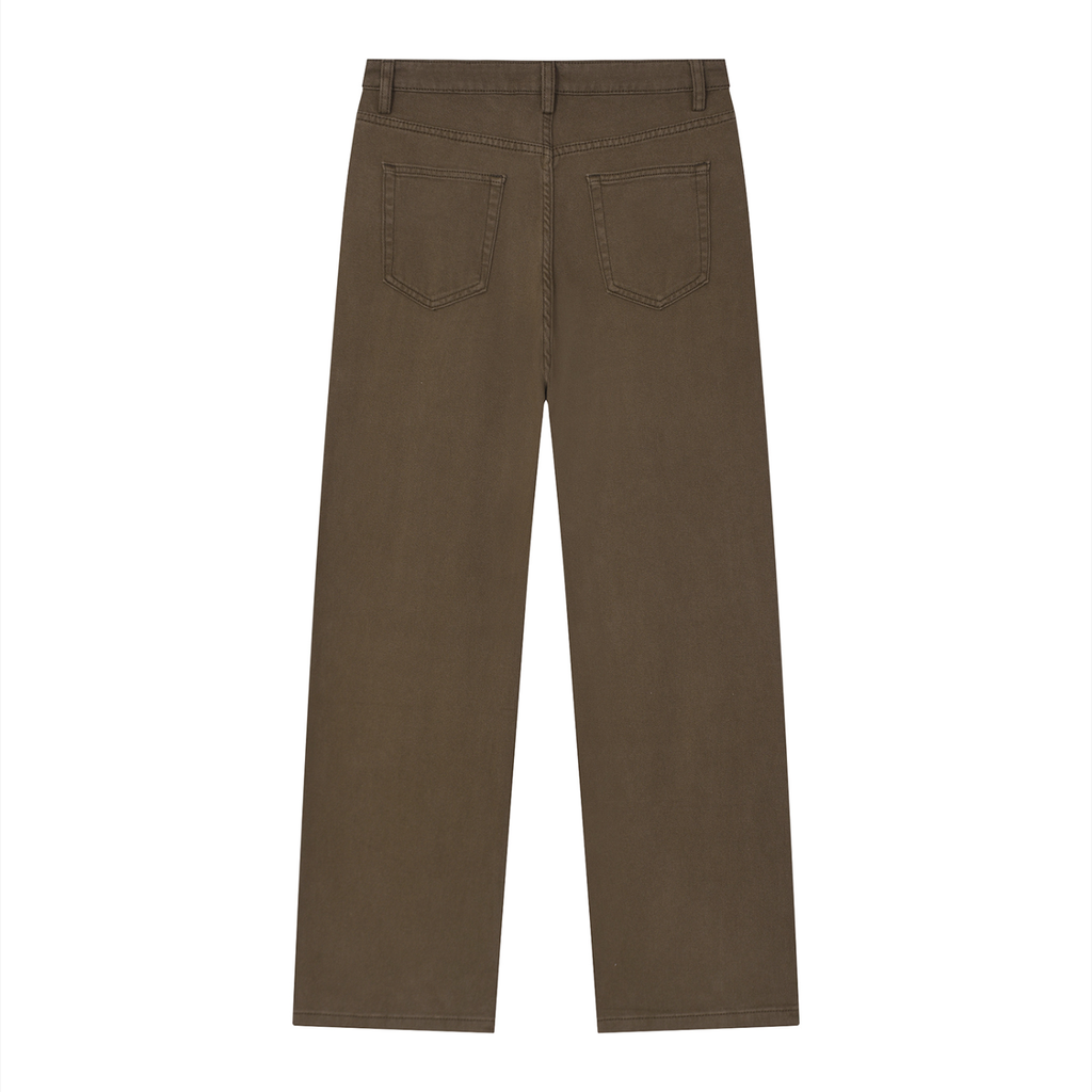 Men’s Vintage Wash 5-Pocket Straight-Leg Pants