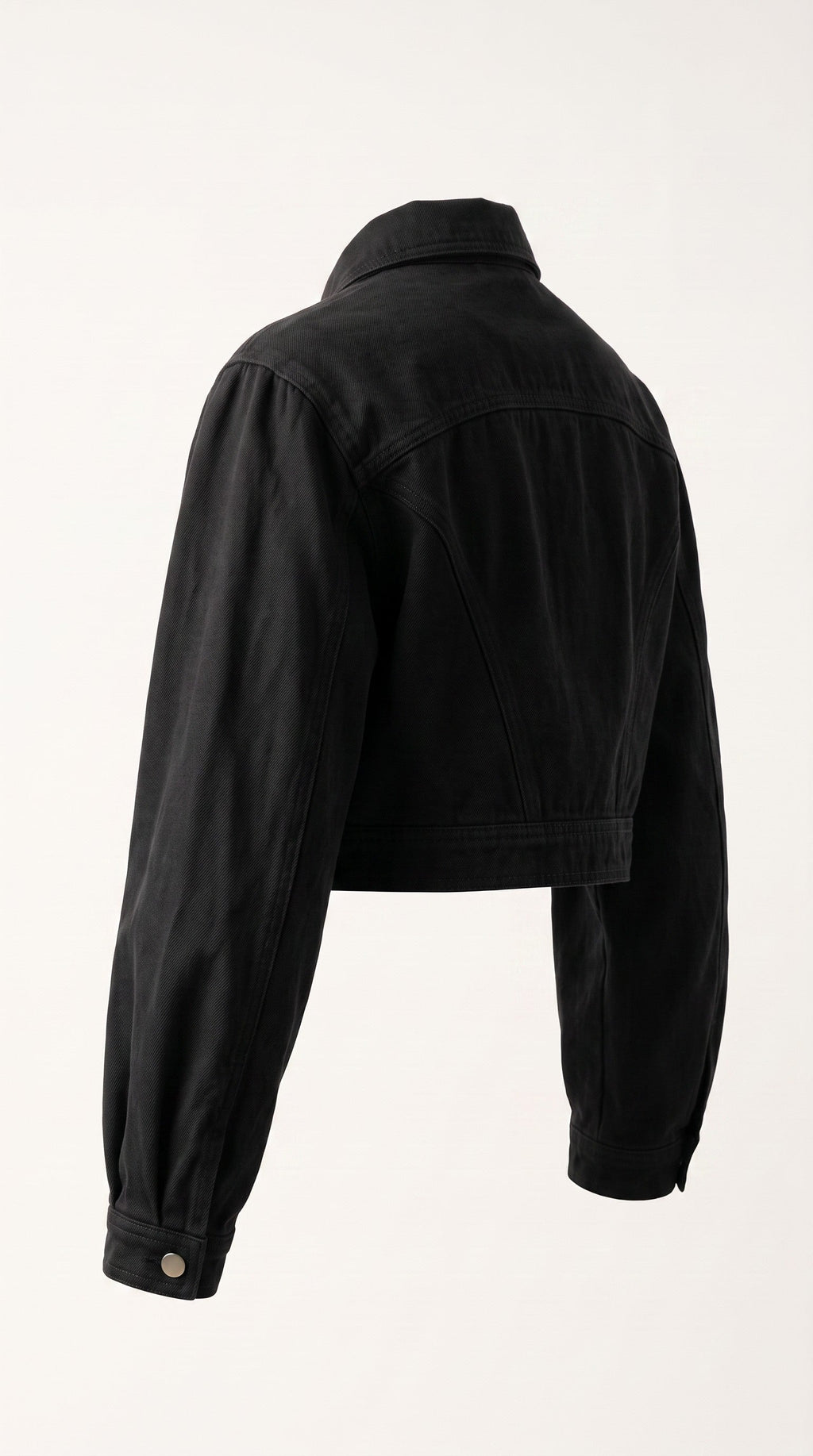 Women’s Crop Denim Jacket | LES ÉTOILES NOIRES