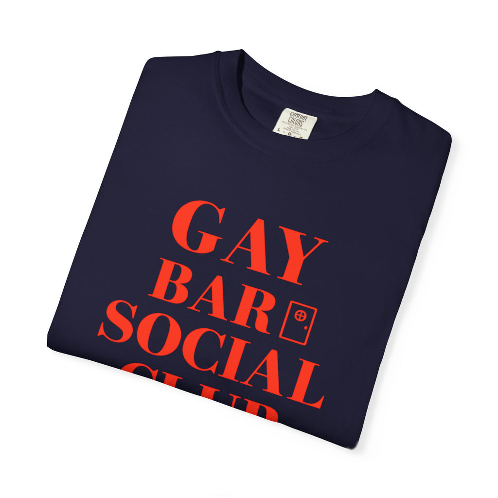 Crewneck Relaxed Fit Tee — GAY BAR SOCIAL CLUB | Conversation Collection