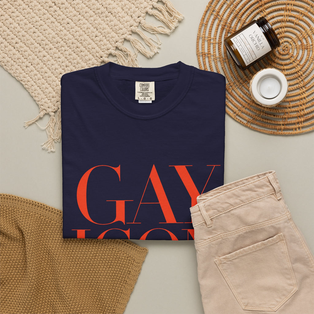 Crewneck Relaxed Fit Tee Shirt | GAY ICON | GAY ICON COLLECTION