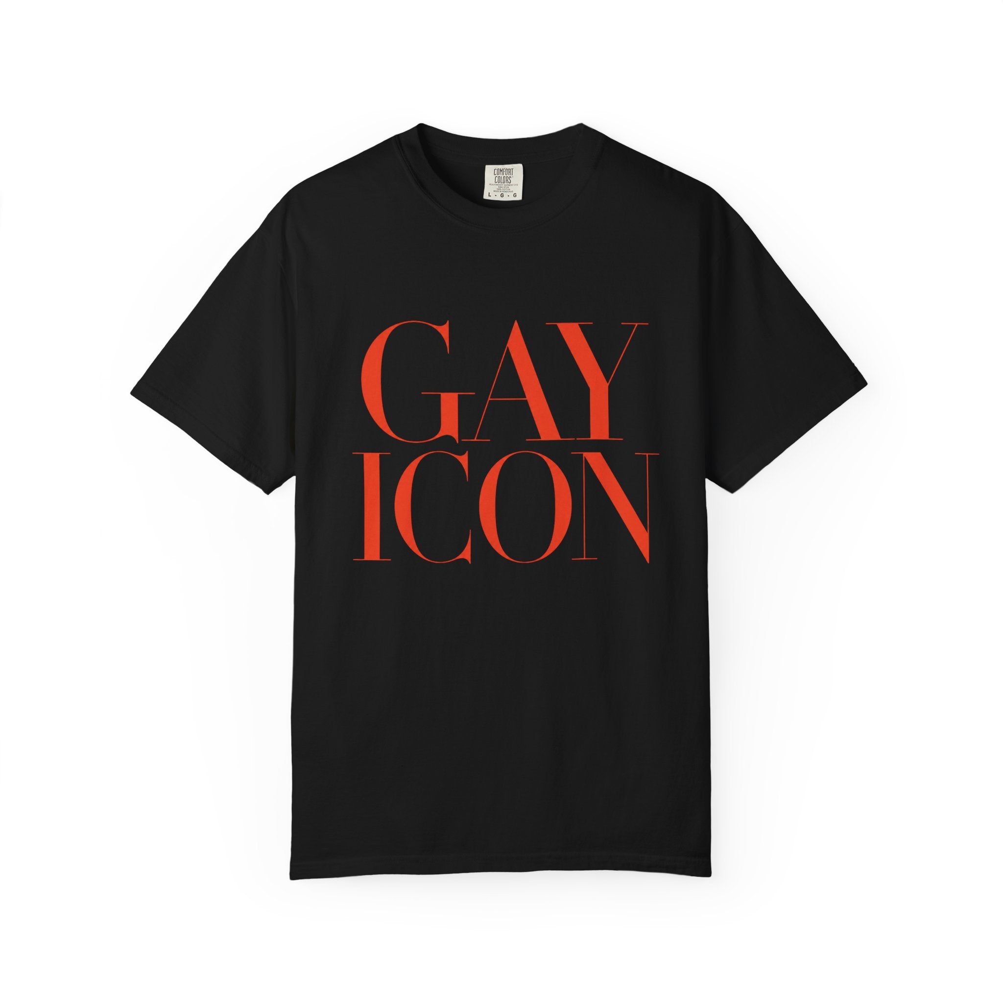 Crewneck Relaxed Fit Tee Shirt | GAY ICON | GAY ICON COLLECTION