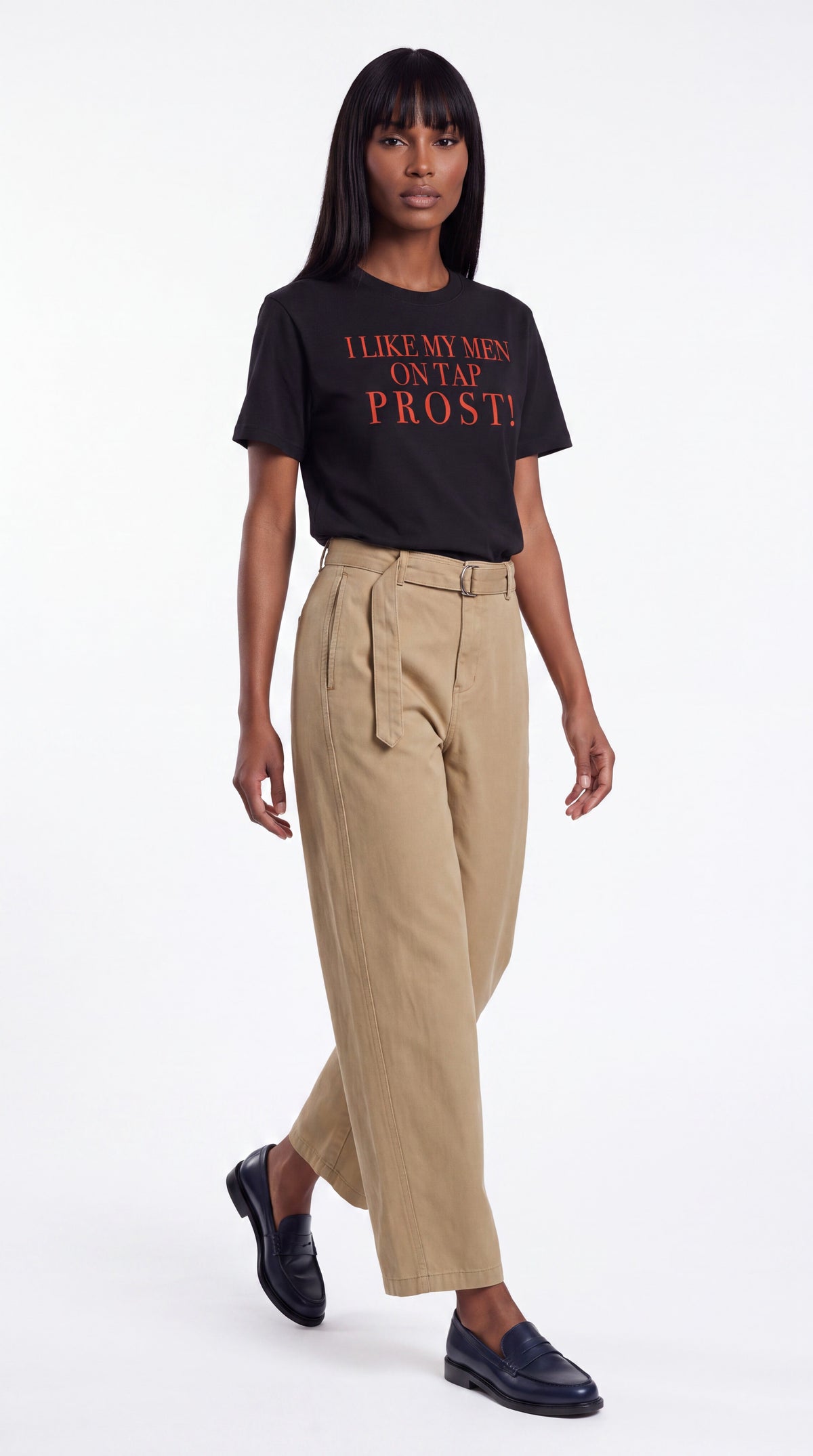 Unisex Seamless 100% Cotton Tee | I LIKE MY MEN ON TAP PROST!