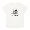 Women's Slim Fit Crewneck T-Shirt | GAY BAR SOCIA CLUB