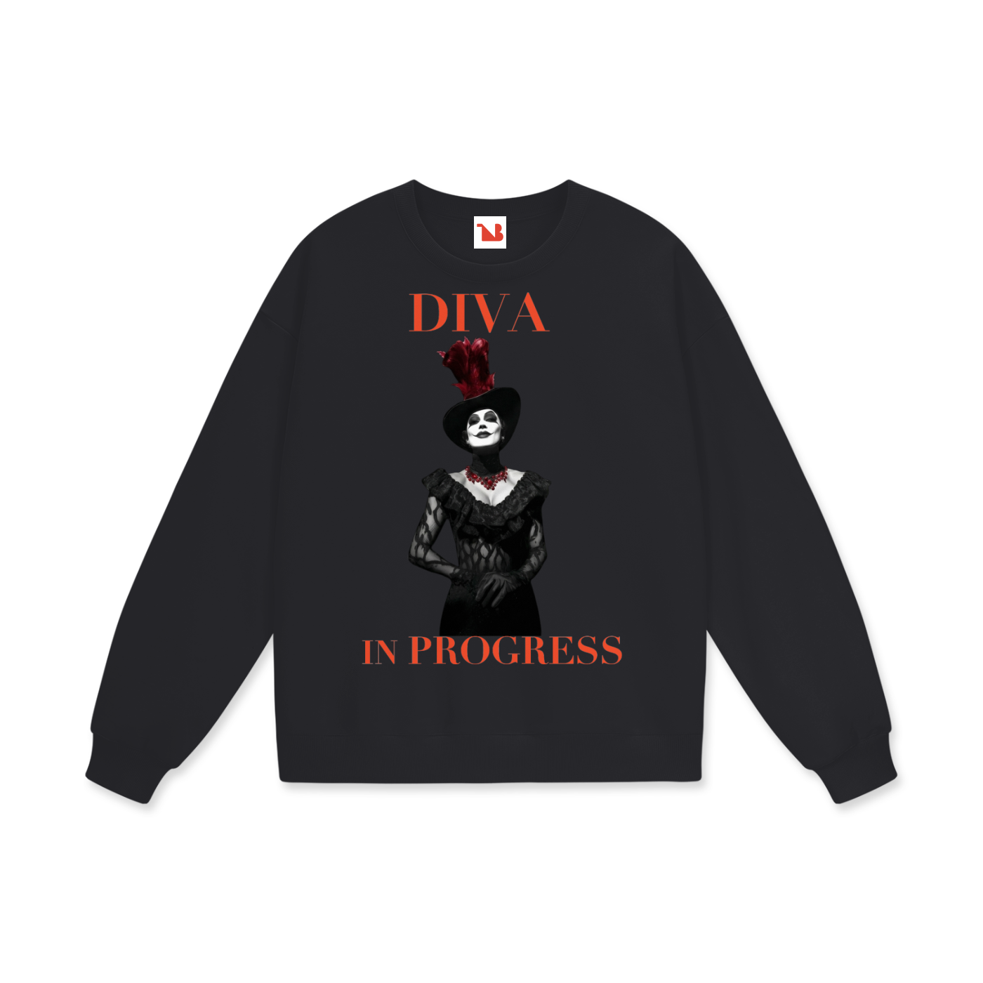 Drop Shoulder Sweatshirt — DIVA IN PROGRESS | Theatre-Inspired Fashion