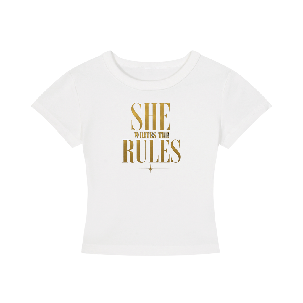 Women's Cropped Crewneck Tee  | SHE WRITES THE RULES