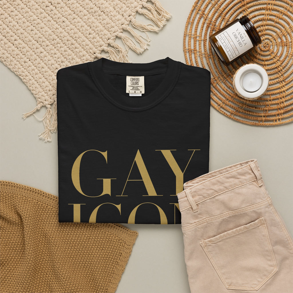 Crewneck Relaxed Fit Tee Shirt | GAY ICON | GAY ICON COLLECTION