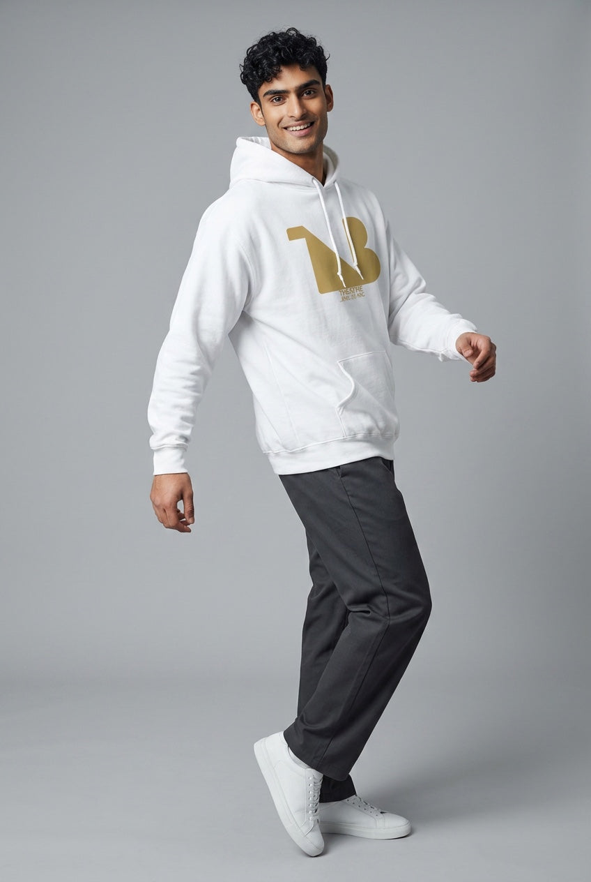 Theatre-Inspired Statement Hoodie — THEATRE NOIR BLANC | Noir Aesthetic