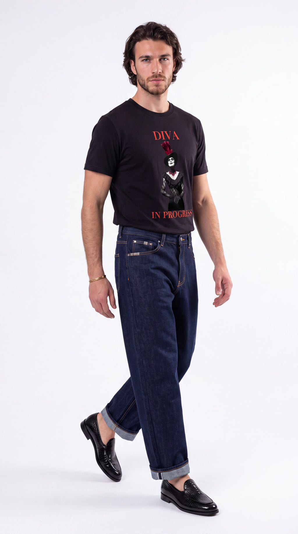 Unisex Slim Fit Heavyweight Tee | DIVA IN PROGRESS