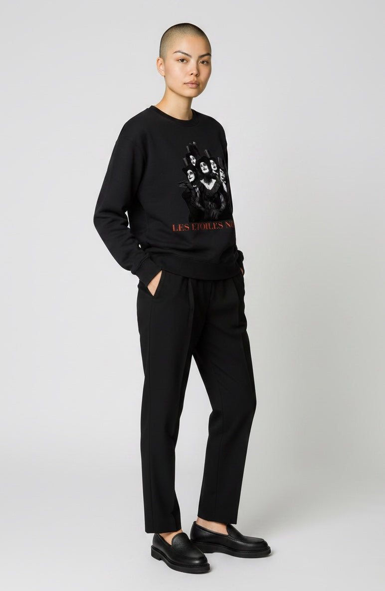 Drop Shoulder Heavyweight Sweatshirt — LES ÉTOILES NOIRES | Noir Edit