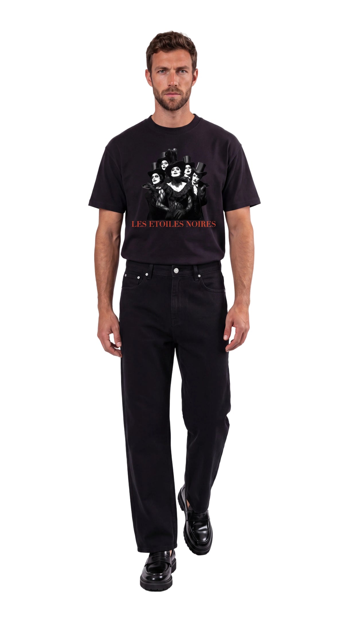 Unisex Heavyweight Oversized 100% Cotton Tee  | LES ÉTOILES NOIRES