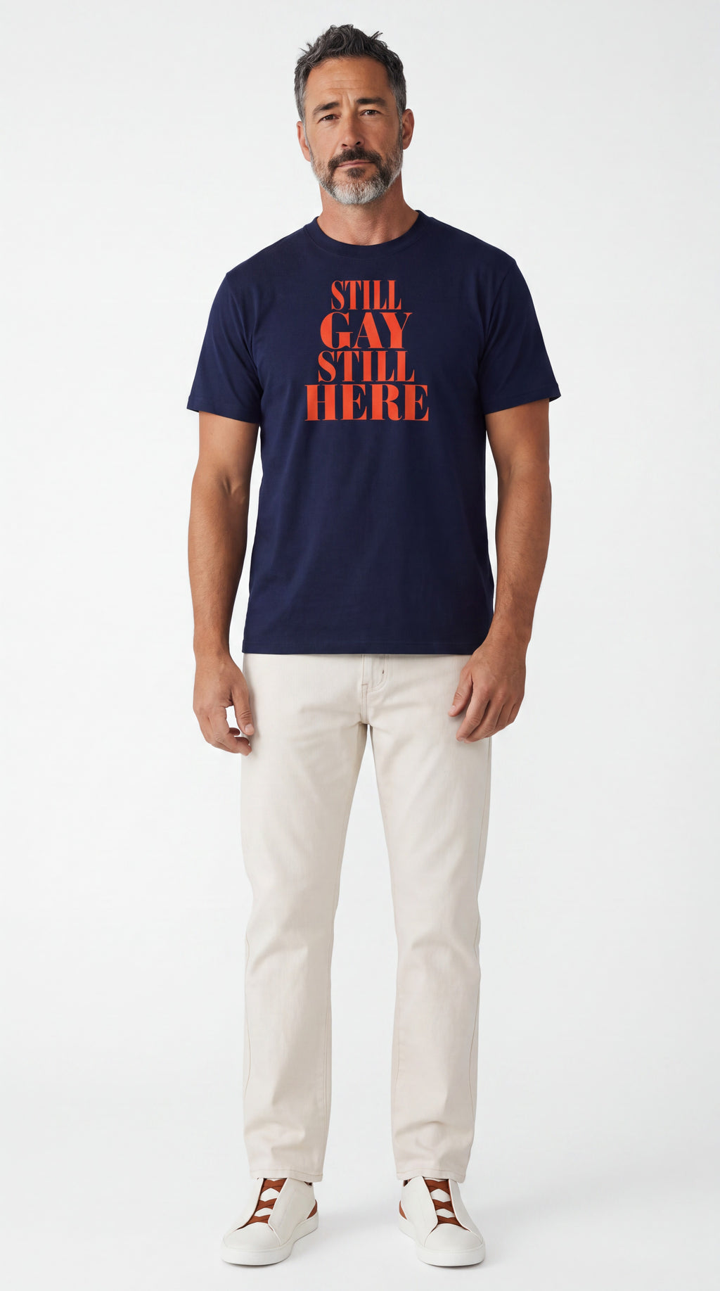 Unisex Seamless 100% Cotton Tee | STILL GAY STILL HERE