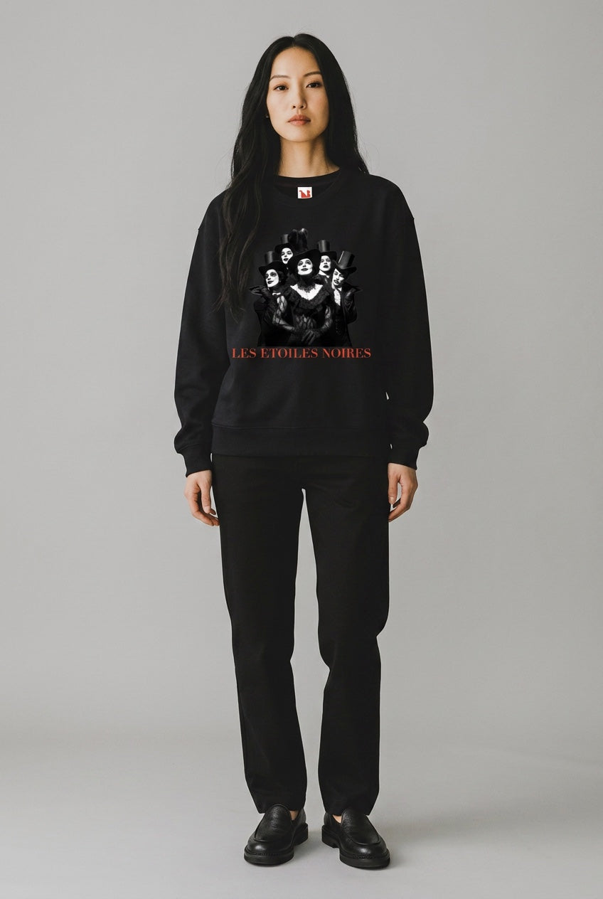 Drop Shoulder Heavyweight Sweatshirt — LES ÉTOILES NOIRES | Noir Edit