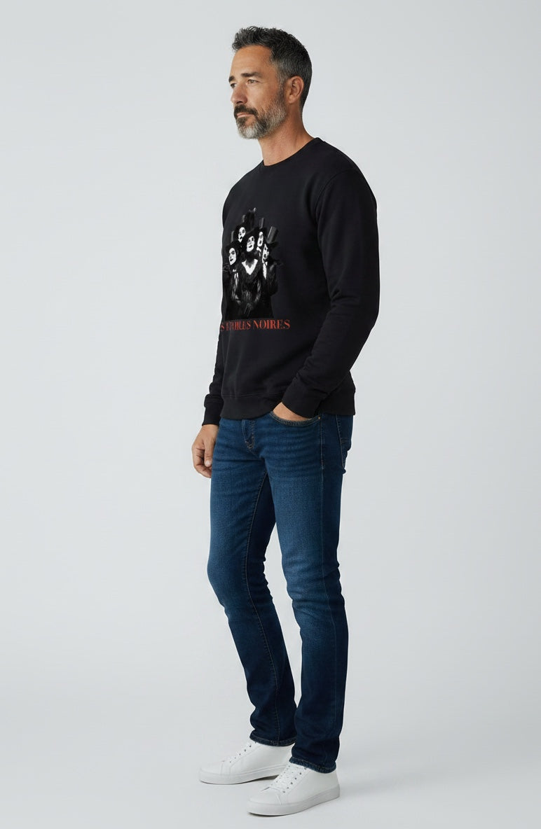 Drop Shoulder Sweatshirt — LES ÉTOILES NOIRES | Theatre-Inspired Fashion