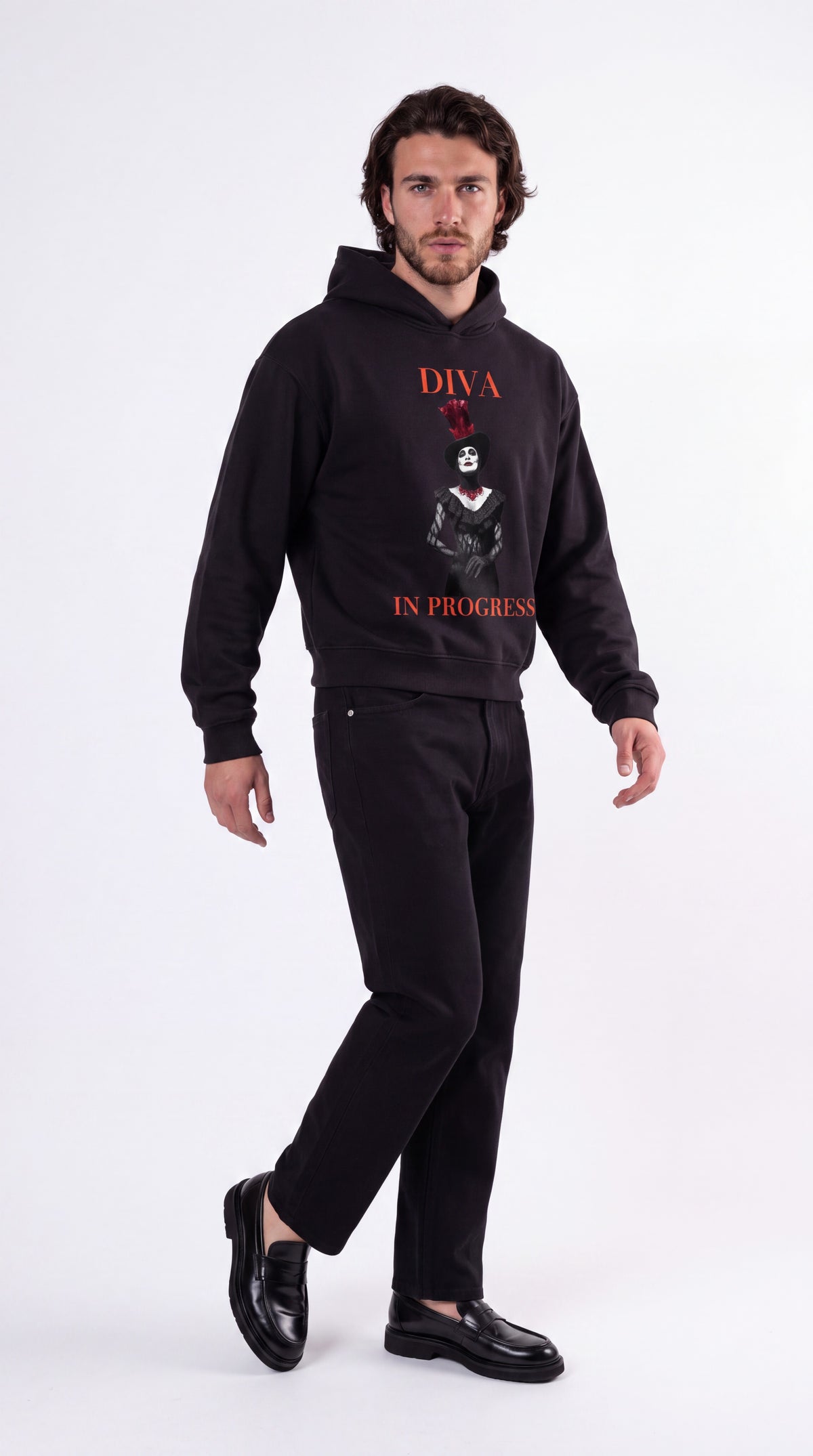 Unisex Cropped Hoodie | DIVA IN PROGRESS
