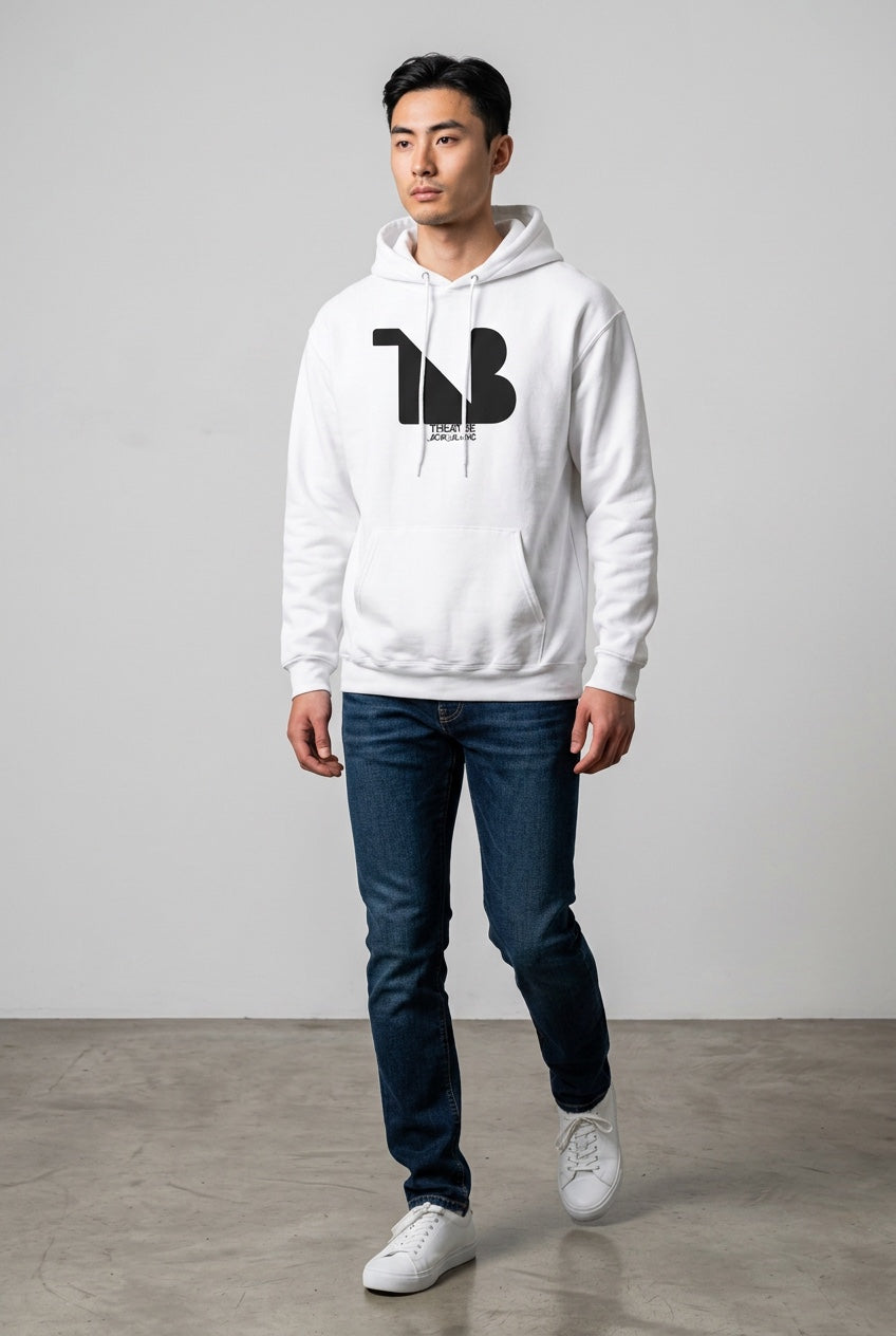 Theatre-Inspired Statement Hoodie — THEATRE NOIR BLANC | Noir Aesthetic