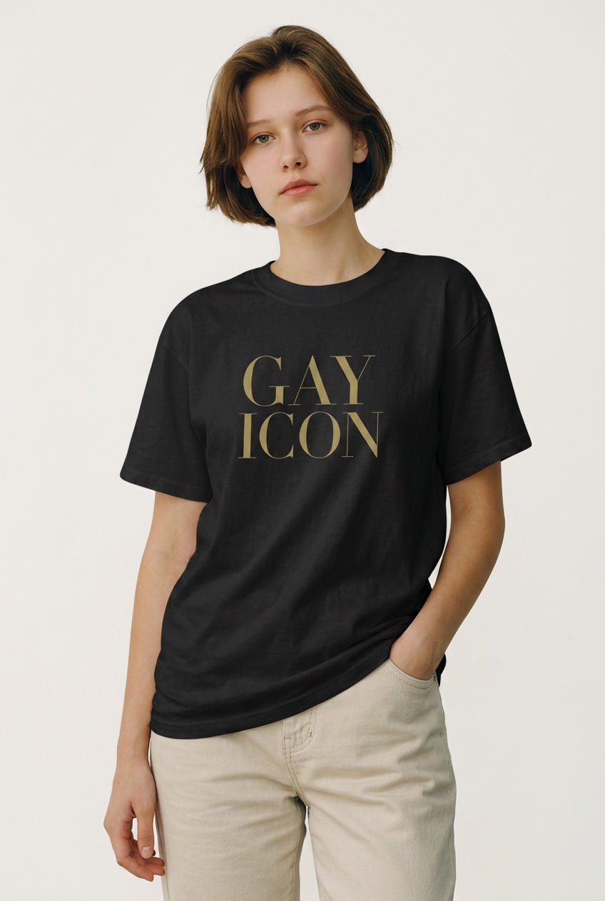 Crewneck Women's Tee Shirt | GAY ICON | GAY ICON COLLECTION
