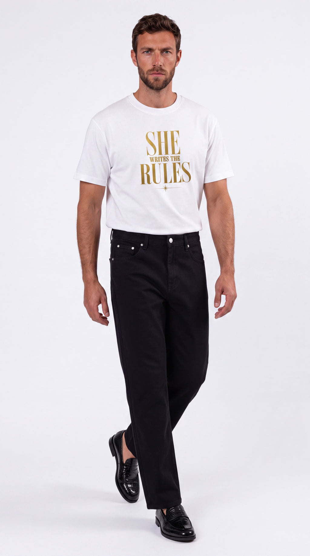 Unisex Seamless 100% Cotton Tee | SHE WRITES THE RULES