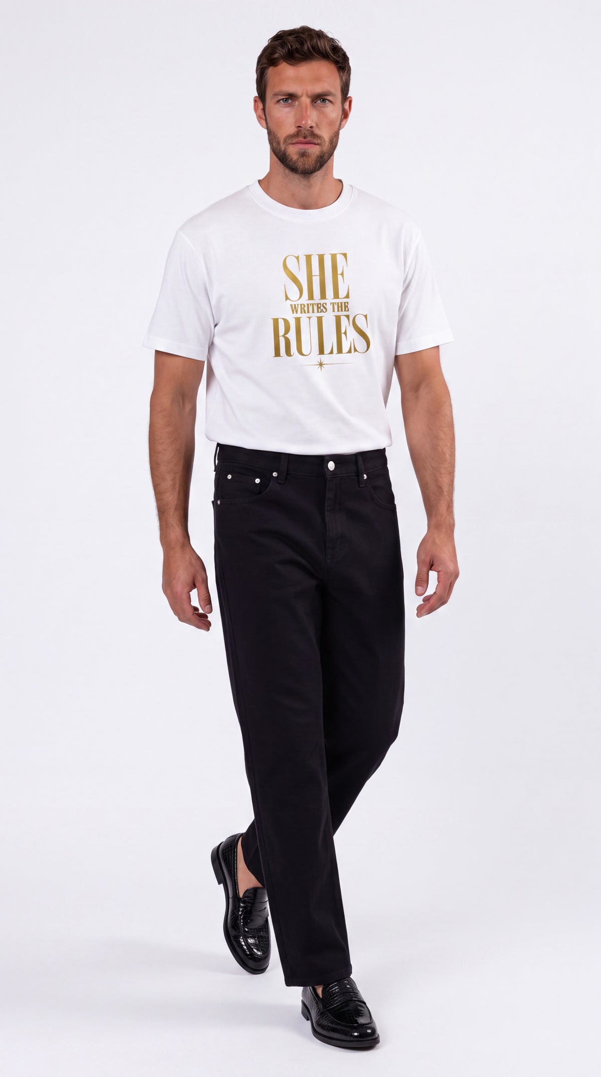 Unisex Seamless 100% Cotton Tee | SHE WRITES THE RULES