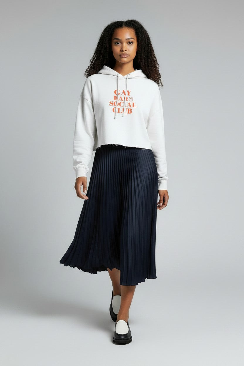 Women's Cropped Hoodie — GAY BAR SOCIAL CLUB | CONVERSATION COLLECTION