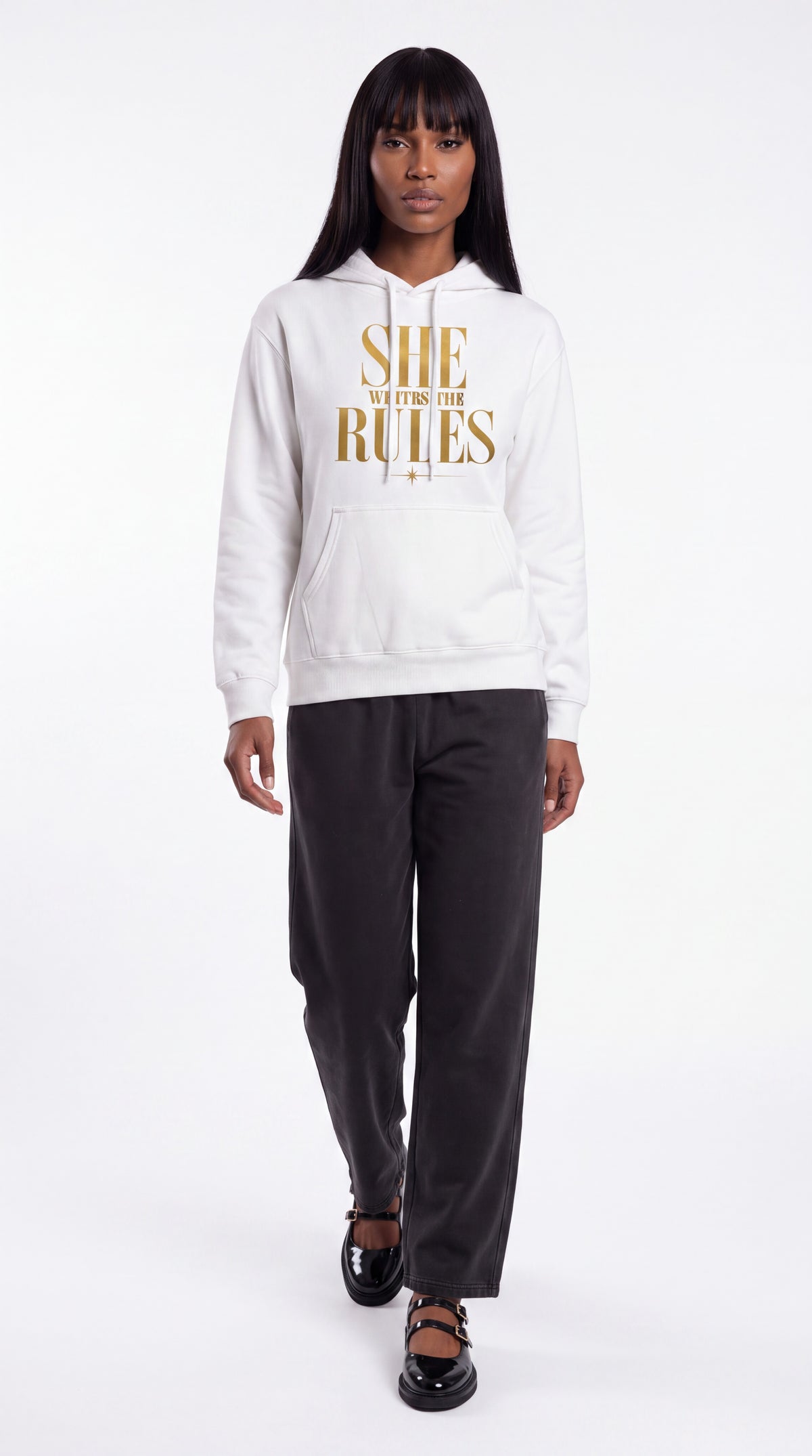 Unisex Heavyweight 100% Cotton Hoodie | SHE WRITES THE RULES