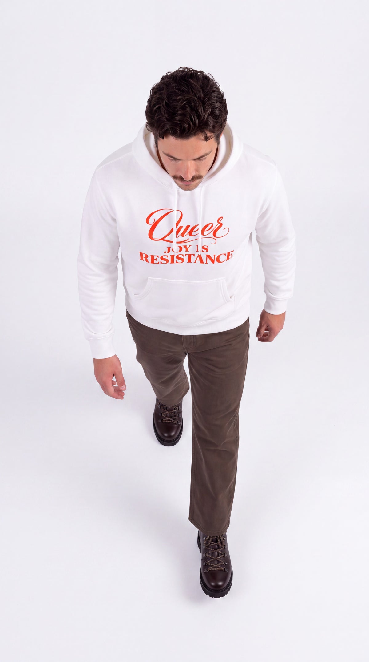 Unisex Heavyweight 100% Cotton Hoodie | LESS SHAME MORE SEQUINS