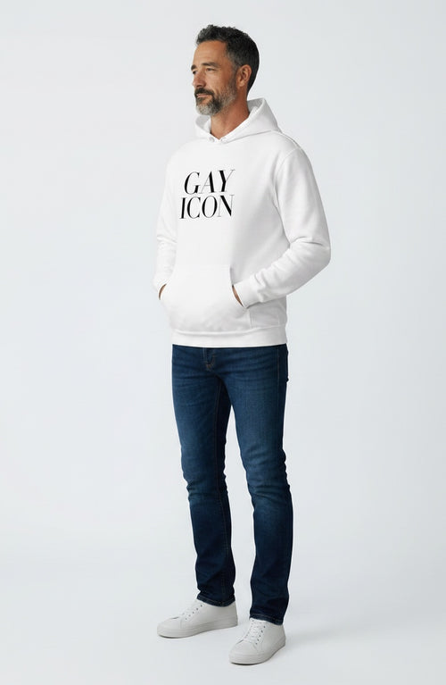 Bold LGBTQ+ Statement Hoodie | GAY ICON | GAY ICON COLLECTION