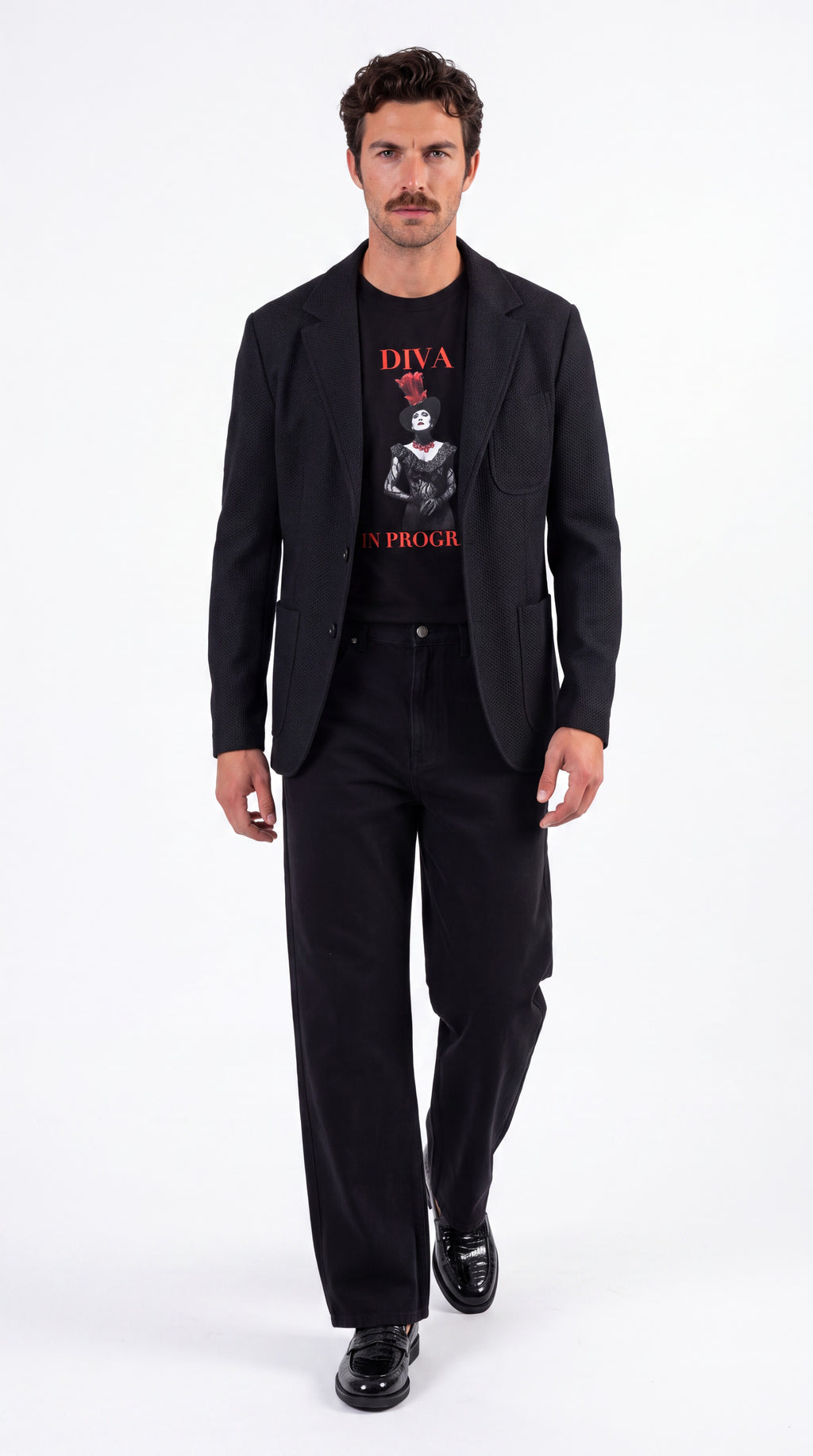 Unisex Slim Fit Heavyweight Tee | DIVA IN PROGRESS