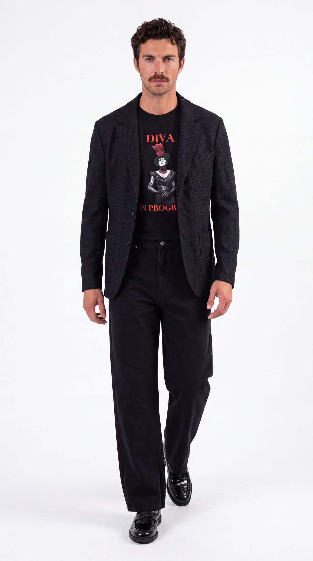 Unisex Slim Fit Heavyweight Tee | DIVA IN PROGRESS