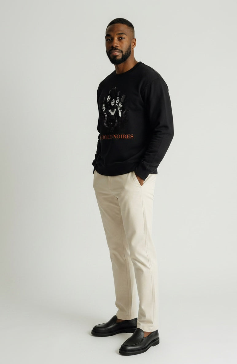 Drop Shoulder Sweatshirt — LES ÉTOILES NOIRES | Theatre-Inspired Fashion