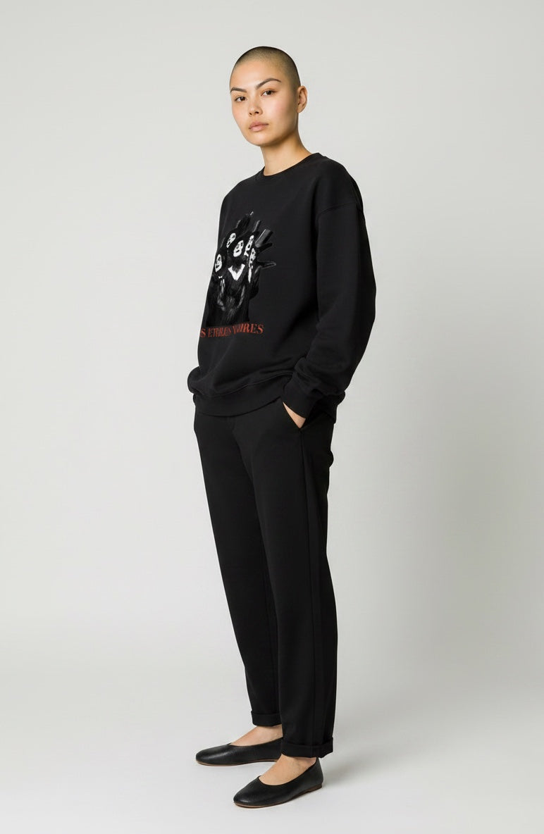 Drop Shoulder Sweatshirt — LES ÉTOILES NOIRES | Theatre-Inspired Fashion