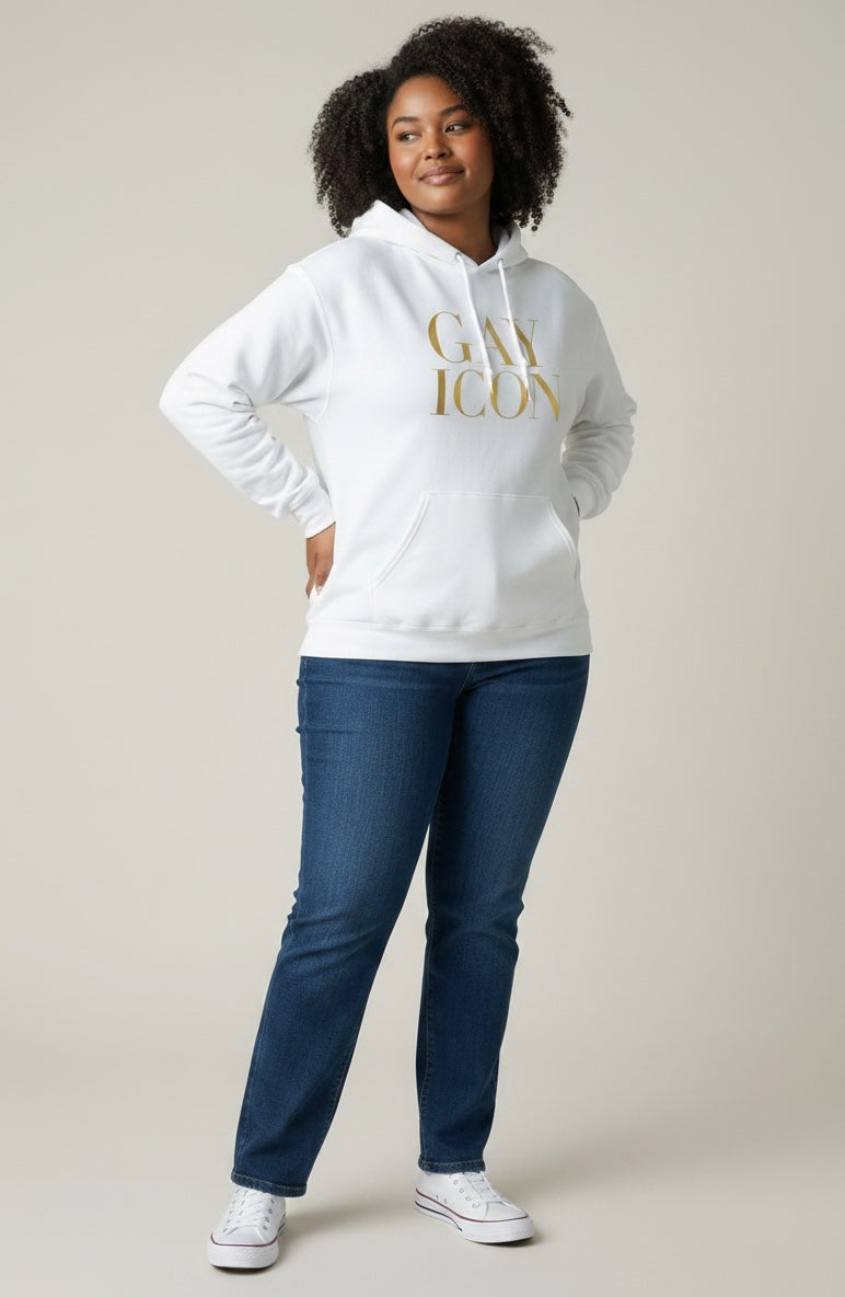 Bold LGBTQ+ Statement Hoodie | GAY ICON | GAY ICON COLLECTION