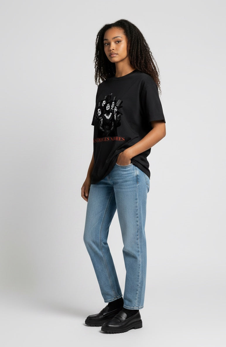 Earth Tone Heavyweight Tee — LES ÉTOILES NOIRES | Noir Aesthetic