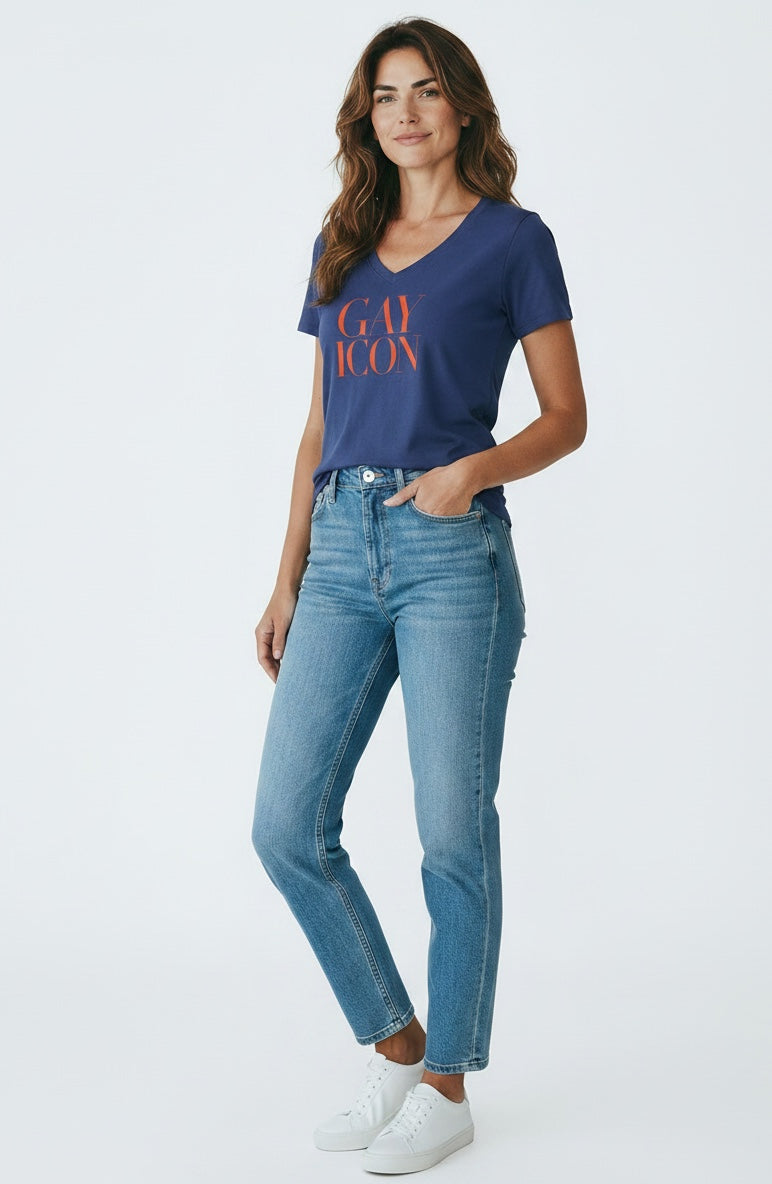 V-Neck Women's Tee Shirt | GAY ICON | GAY ICON COLLECTION