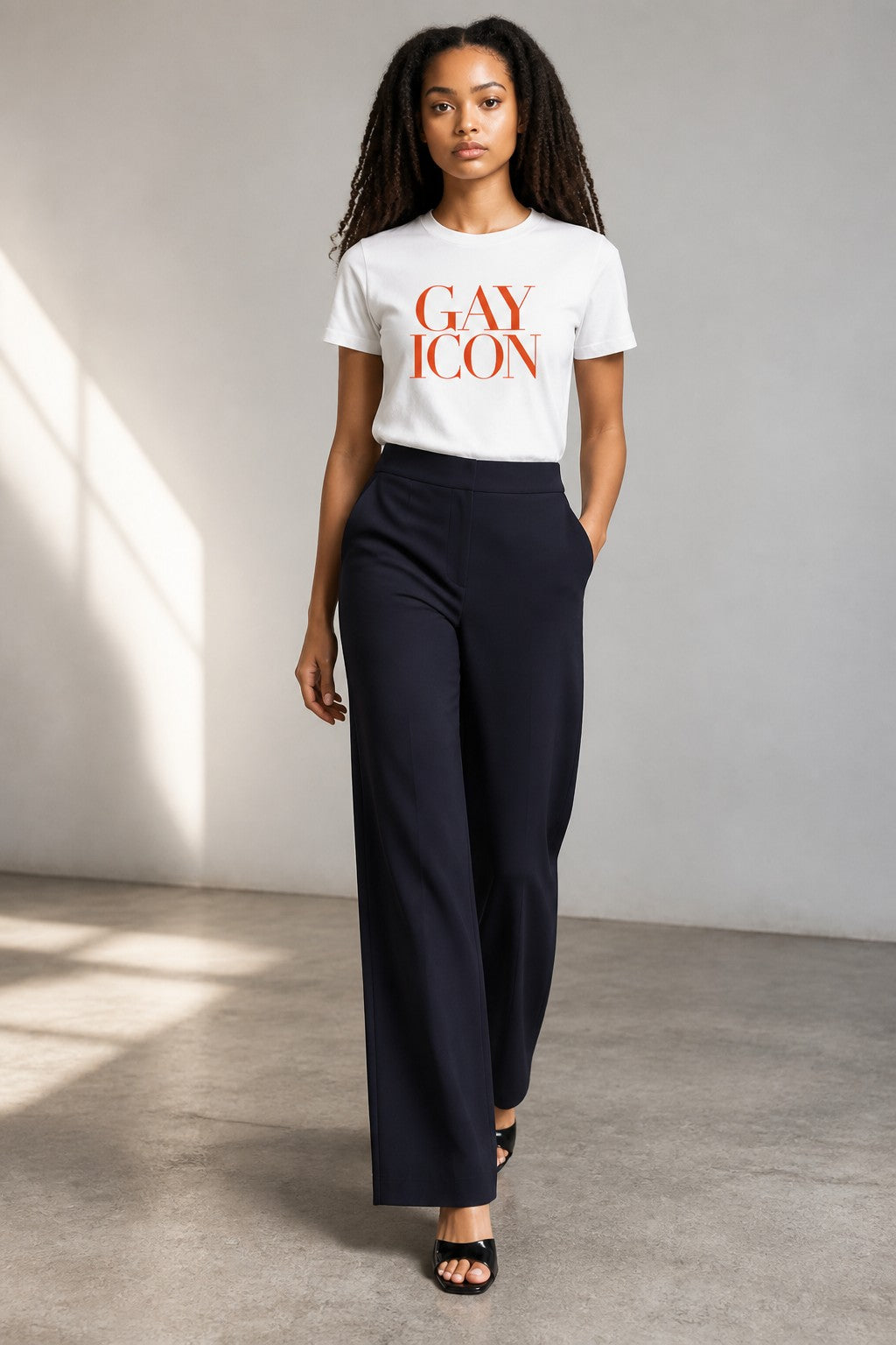 Crewneck Women's Tee Shirt | GAY ICON | GAY ICON COLLECTION