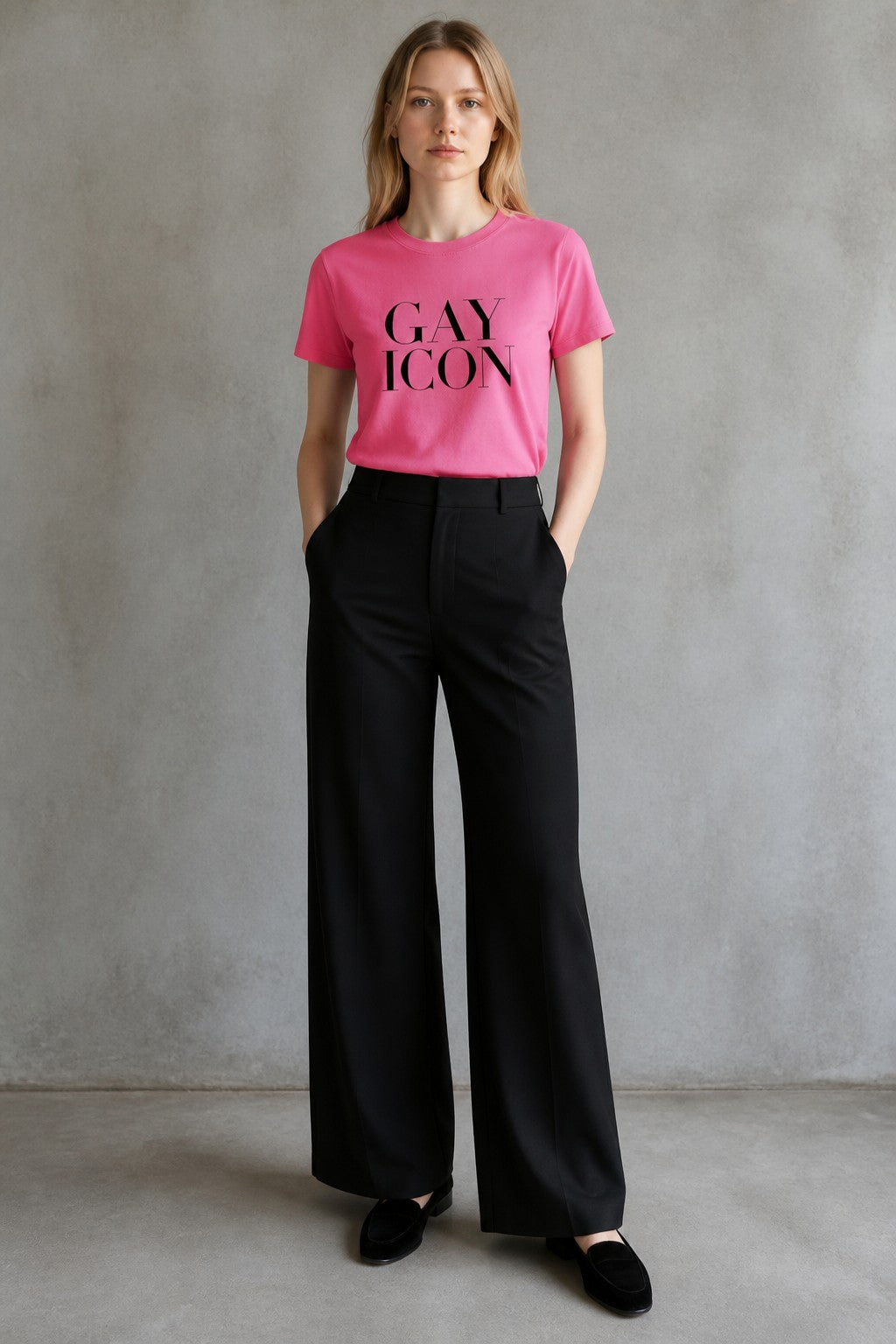 Crewneck Women's Tee Shirt | GAY ICON | GAY ICON COLLECTION