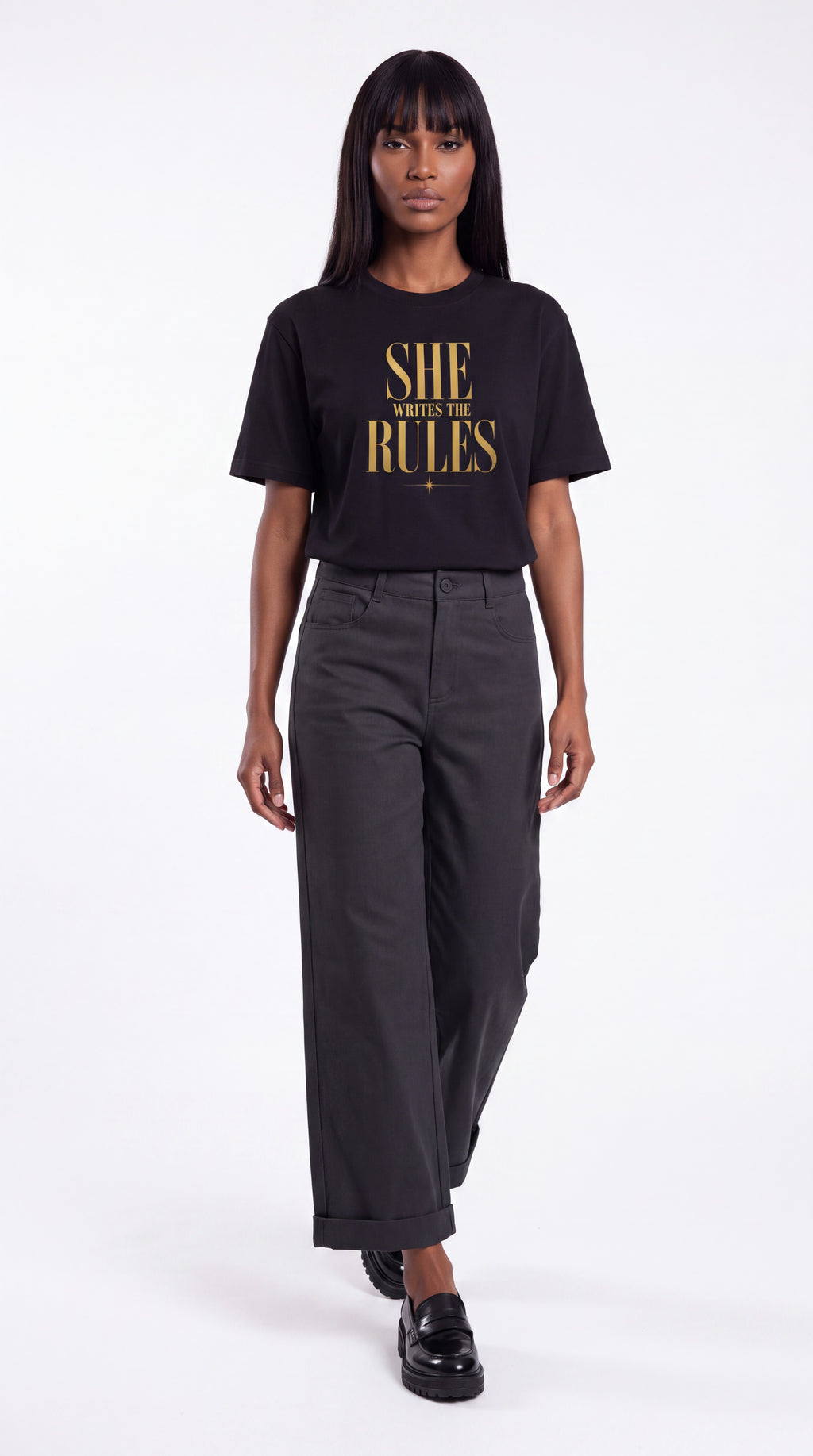 Unisex Seamless 100% Cotton Tee | SHE WRITES THE RULES