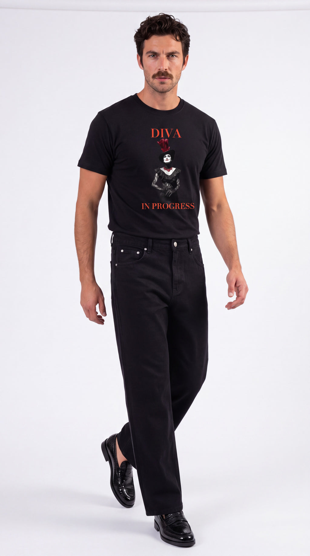 Unisex Slim Fit Heavyweight Tee | DIVA IN PROGRESS