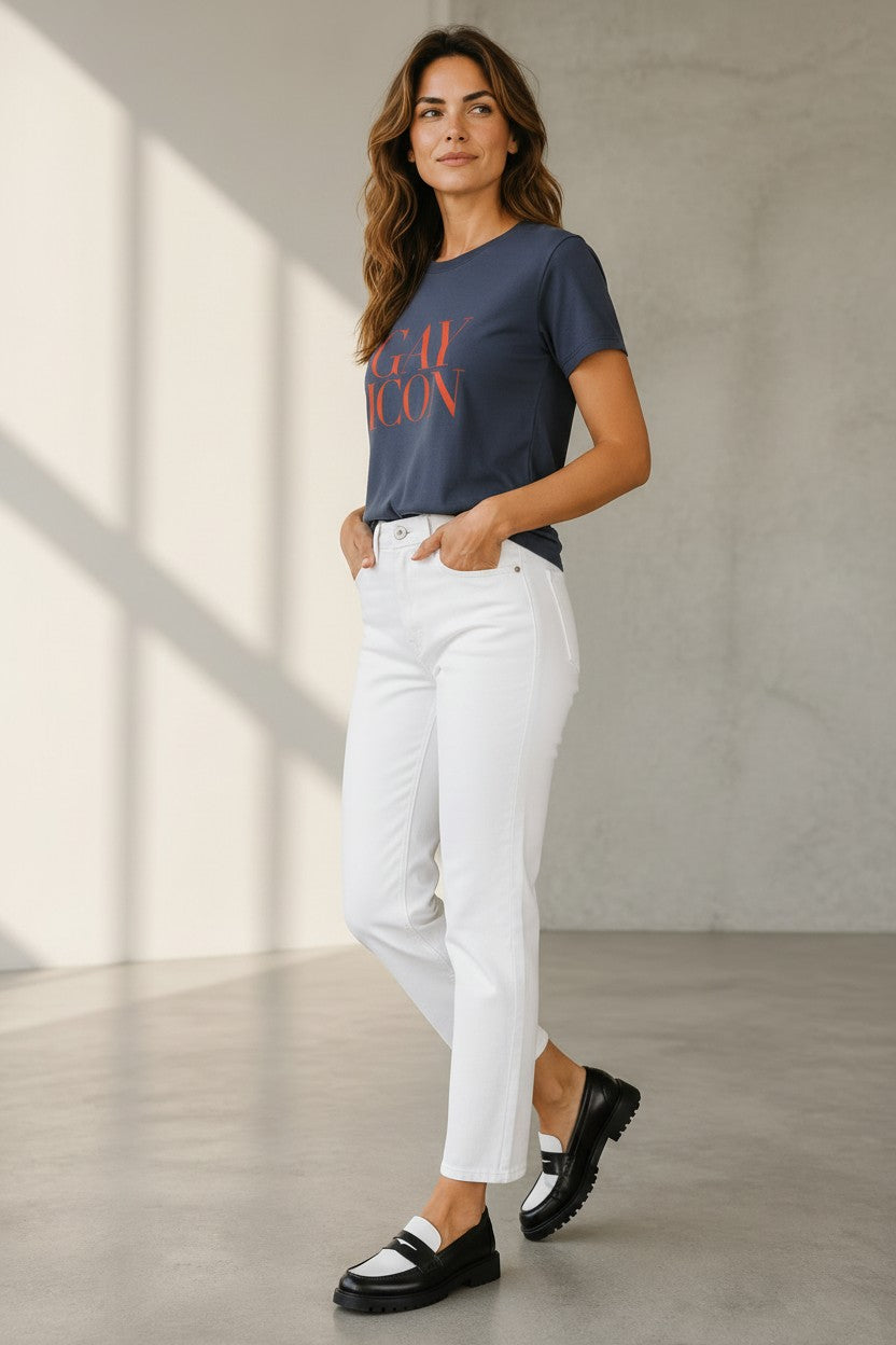 Crewneck Women's Tee Shirt | GAY ICON | GAY ICON COLLECTION