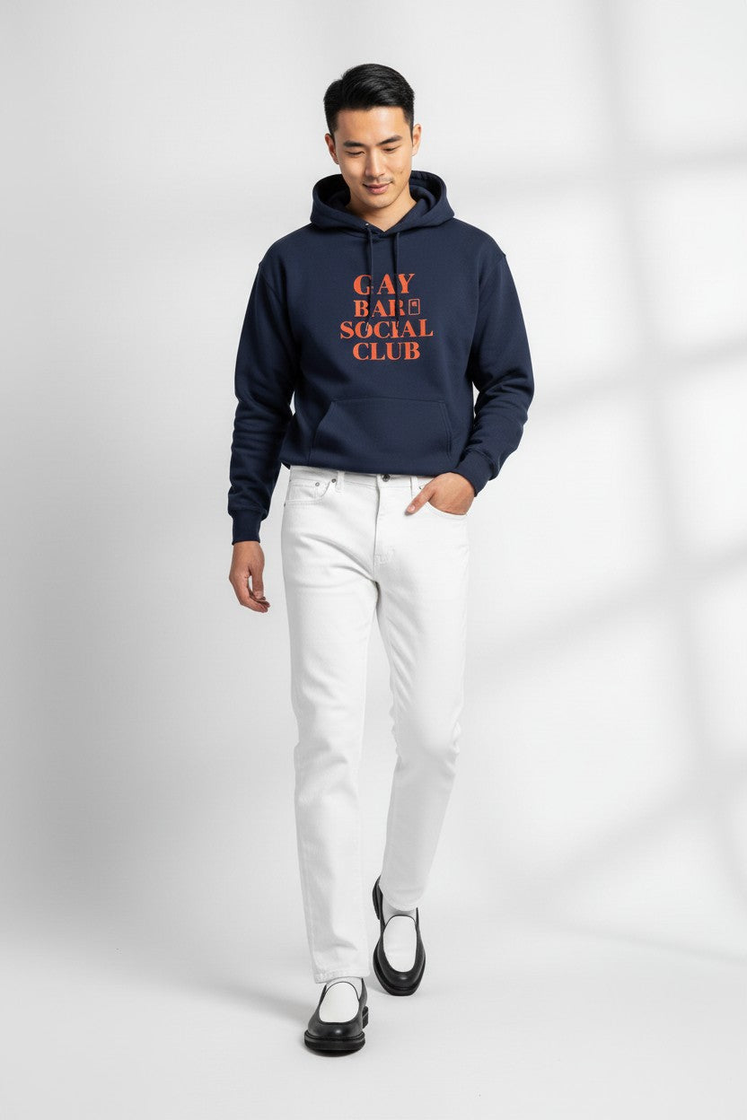 Premium Unisex Fleece Hoodie | GAY BAR SOCIAL CLUB | CONVERSATION COLLECTION