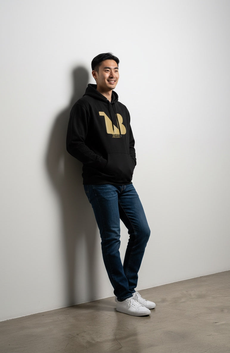 Theatre-Inspired Statement Hoodie — THEATRE NOIR BLANC | Noir Aesthetic
