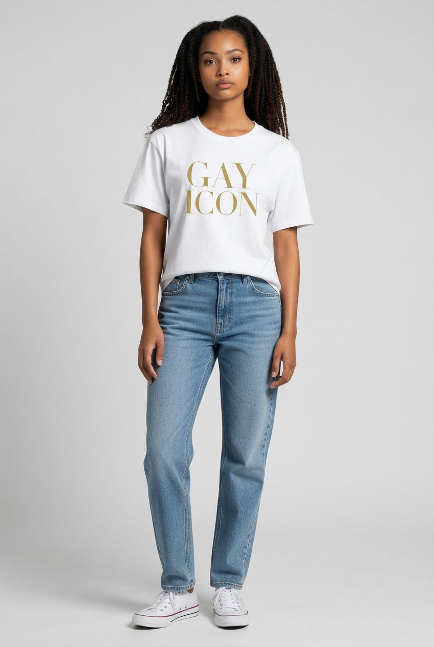 Crewneck Women's Tee Shirt | GAY ICON | GAY ICON COLLECTION