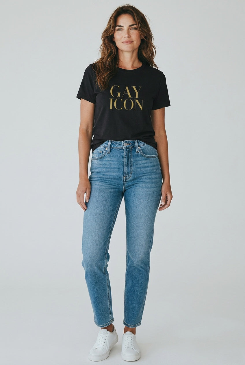Crewneck Women's Tee Shirt | GAY ICON | GAY ICON COLLECTION
