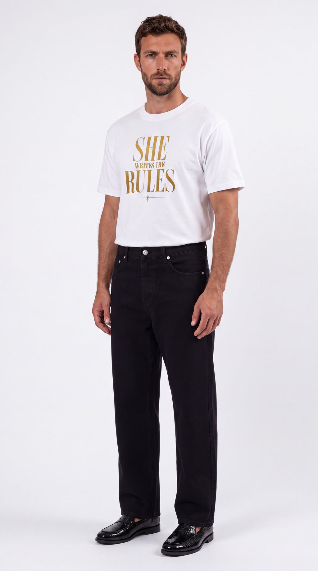Unisex Seamless 100% Cotton Tee | SHE WRITES THE RULES